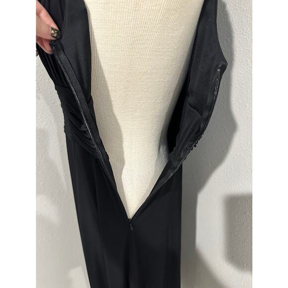 Sangria High Low Sleeveless Midi Dress Black Size 12 - Picture 10 of 10